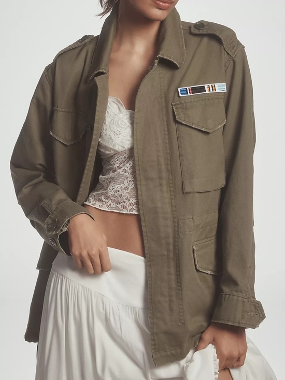 Pilcro Cotton Utility Jacket